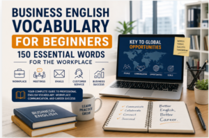 Business English Vocabulary for Beginners: 150 Essential Workplace Words & Professional Phrases